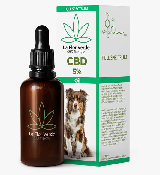 Aceite de CBD 5% para mascotas